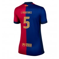 Camiseta Barcelona Inigo Martinez #5 Primera Equipación Replica 2024-25 para mujer mangas cortas